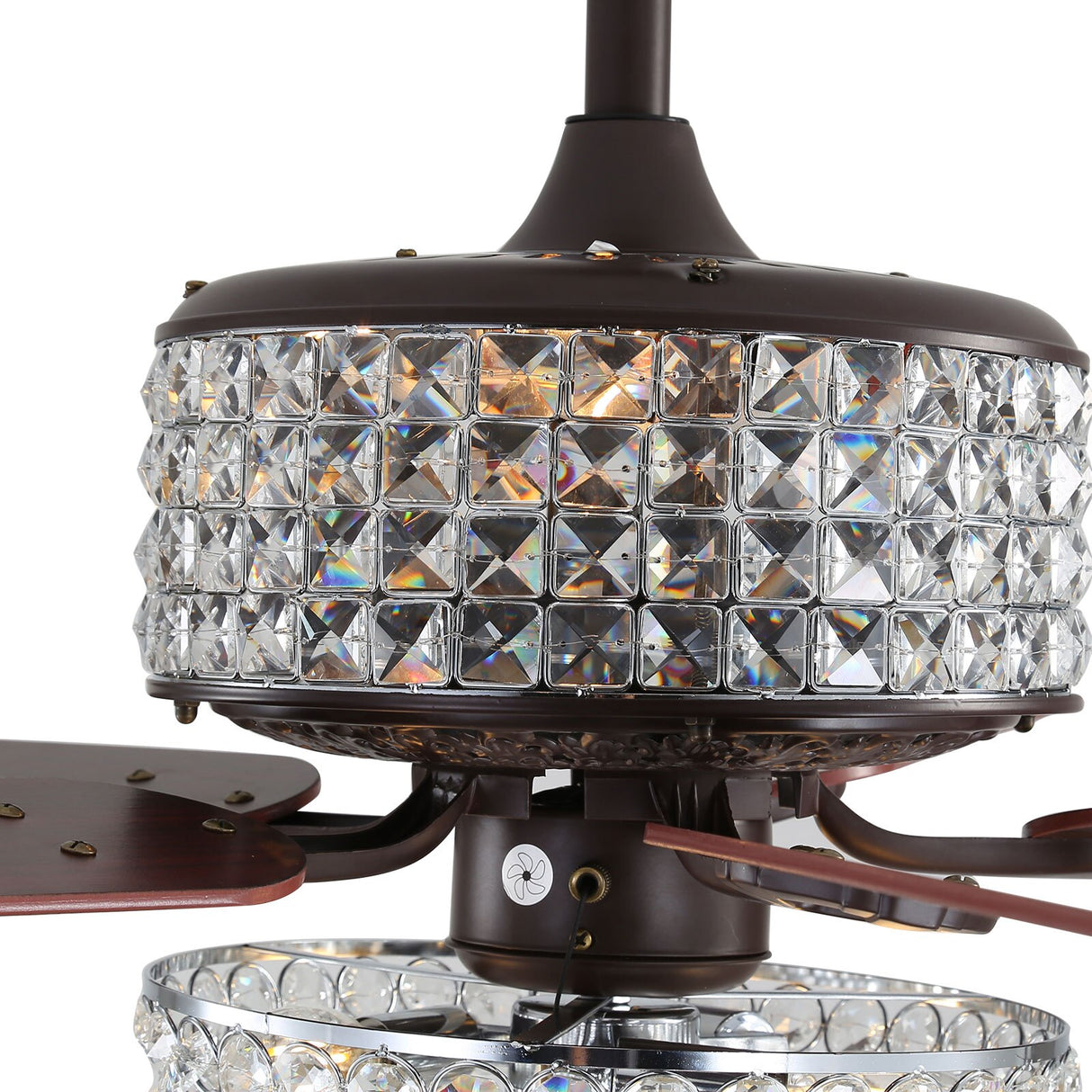 52 Inch 5 Blade Ceiling Fan with and Light Kit Included For Home Application Summer Cooling Fan Save Energy