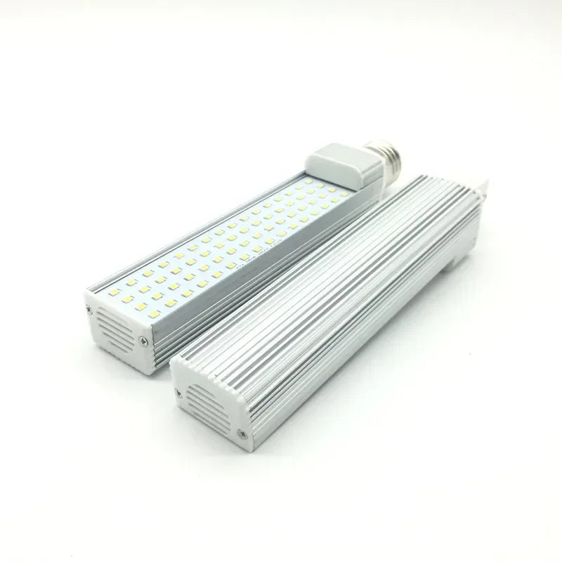 G24 2-Pin & E27 LED Corn Bulb (7W–18W, 85–265V) - Rotatable Horizontal PLC CFL Replacement