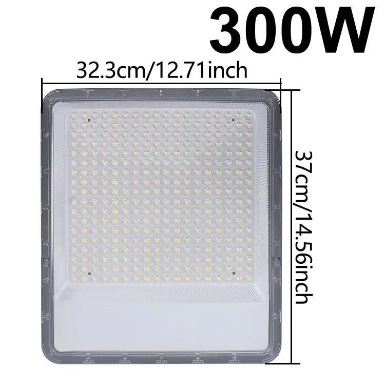 LED Flood Light Outdoor Spotlight (10W–100W) 220V - 6500K Daylight IP66 Waterproof Wall Lamp for Garage, Gym & Street