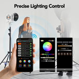 330W LED Video Light - 2700K-6500K Bi-Color Spotlight with Bowens Mount