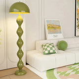 Macaron Creative Mushroom Lamp Living Room Sofa Side Led Floor Lamps Bedroom Bedside Light Senior Sense Of Vertical Lights