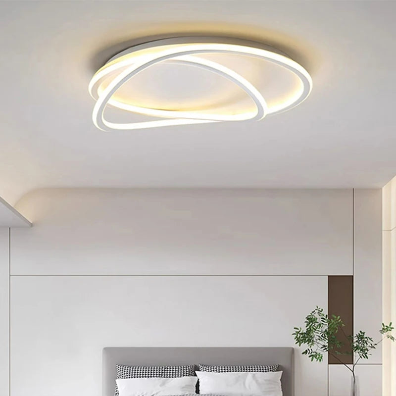 Modern LED Lights White Ceiling Light for Living Room Bedroom Study Lustre Home Decorative Ceiling Lamp Indoor Lighting Fixture