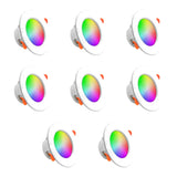 15W/10W LED Downlight Bluetooth LED Smart Ceiling Light Motion Sensor 85-265V Dimmable RGB Lamp APP Remote Control Smart Life