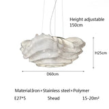 Art Deco Shop Restaurant Chandeliers Modern Creative Cloud Pendant Lights Living Room Bedroom Hanging Lamps for Room Decor LED