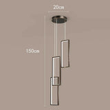 Nordic home decoration, stair chandelier, living room and dining room Pendant lights, ceiling light, indoor lighting