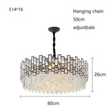 2025 New Modern High-End Light Luxury Crystal Chandeliers for Living Room Dining Bedroom Indoor Decor Lighting Lustres Fixtures