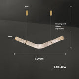 2026 New Trend Marble Collection LED DIY Hanging Lamps Chandelier Lighting Fixtures Lustre Suspension Luminaire Lampen For Foyer