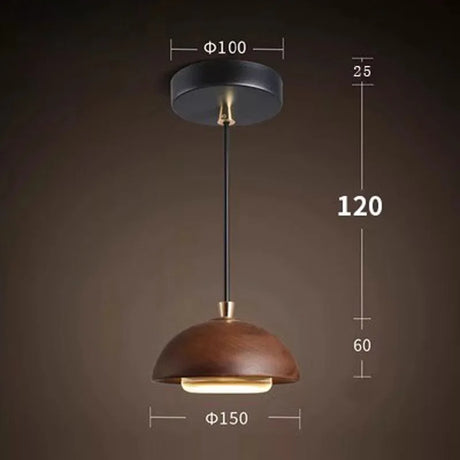 Nordic LED Pendant Lamp Wood Bar Kitchen Island Hanging Light Restaurant Coffee Shop Loft Home Decoration Indoor Lighting