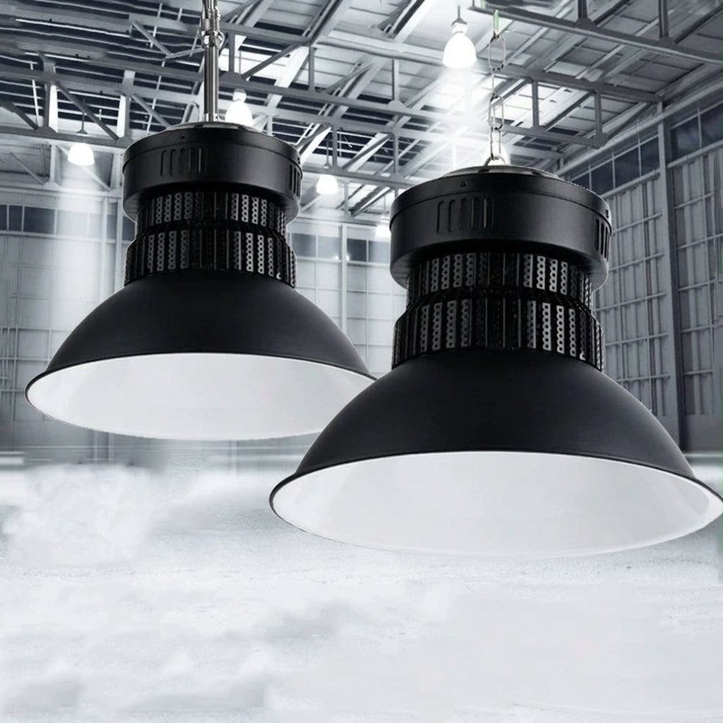 LED High Bay Light (100W/150W/300W) - Heavy-Duty Ceiling Chandelier Lamp for Stadium, Workshop & Warehouse Industrial Lighting