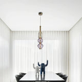 Italian Gusto Creative Glass LED Pendant Lamp - Modern Designer Chandelier Hanging Light for Kitchen Island, Dining Table & Bedroom