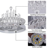 Smart LED K9 Crystal Chandelier - Modern Luxury Remote Control Ceiling Light