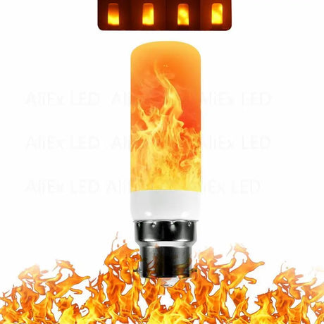 E27 E14 B22 USB LED Flame Light Bulbs 85-265V Party LED Flame Effect Light Simulation Fire Lights Bulb KTV Festival Garden Decor