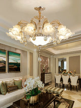 Nordic Modern Luxury Ceiling Chandelier Lighting 2025 Lustre Living Room Hotel Villa Lobby Crystal Hanging Lamp Luminaria Lights
