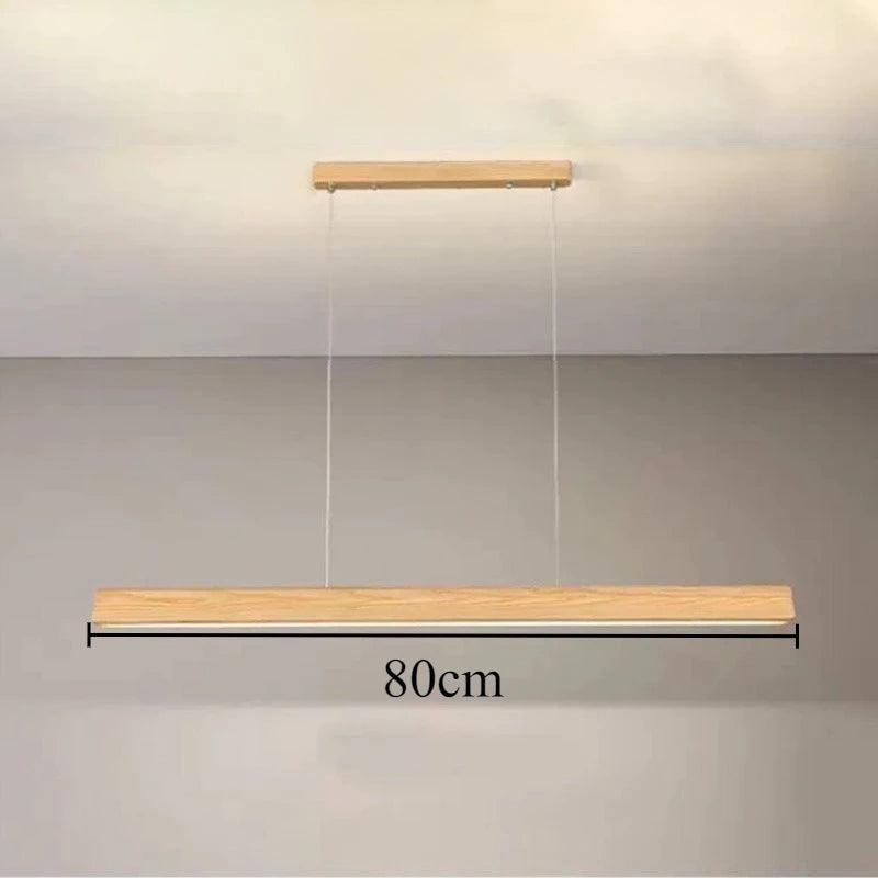 Modern Ceiling Chandeliers Eye Protection Wood Pendant Light Restaurant Study Lights Home DecorationHanging Lighting LED Lamps
