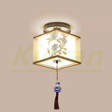 Modern Simple Lotus Bird LED Ceiling Lamp Living Room Bedroom Study Hotel KTV Bedside Ceiling Light Room Decoration Ceiling Lamp