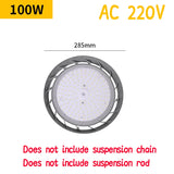 UFO LED High Bay Light (100W/150W) 220V - Super Bright 6000K IP66 Waterproof Commercial Industrial Lamp for Warehouse & Garage