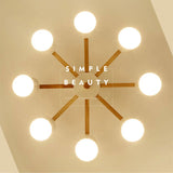 Nordic hotel solid wood E27 ceiling chandelier modern chandelier restaurant bedroom lamp living room lighting lamps wholesale