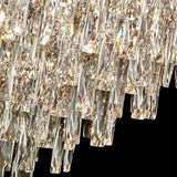 Luxury Crystal Pendant Light Chandelier Crown Design for Living Room Villa Shop Elegant Home Decor Ceiling Lighting