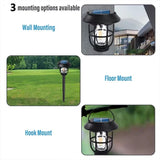 3IN1 Outdoor Solar Camping Wall Lamps Lawn Lamps Floor Lamp LED Induction Lamps Garden Landscape Lamps Decorative Tungsten Lamp