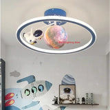 Cartoon Unicorn Bedroom Light Creative Astronaut Pendant Light  Simple Children's Room Light Eye Protection Stepless Dimming