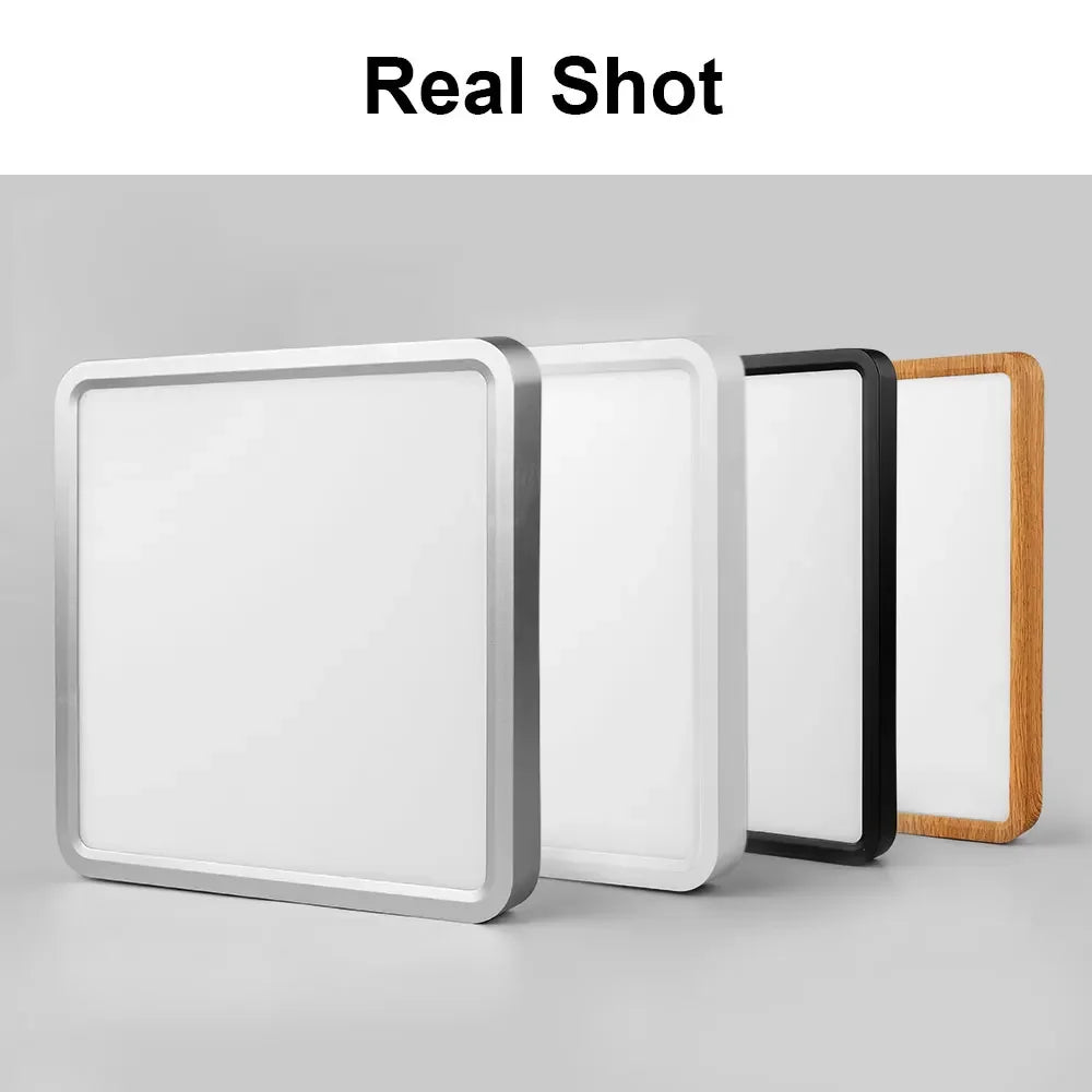 Square LED Ceiling Lights 0.9inch Ceiling Lights 36w 24w Smart Remote/App Voice Control Alexa/Google Control Large  Living Room