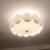 2026 Glass Ceiling Light  Modern Minimalist Cream White Ceiling Chandeliers Living Room Dining Room Bedroom Light Home Decor E14