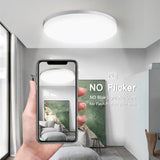 Round Led Ceiling Lamp 48W 24W 18W LED Ceiling Light for Living Room Kitchen Bedroom Lighting