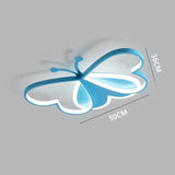 Creative Butterfly Ceiling Lights Modern Living Room Girls Bedroom Light Fixture Study Nursery Children's LED Lamp