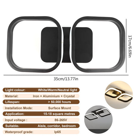 Modern Aisle LED Ceiling Lamp Simple Minimalist Chandelier For Corridor Entrance Attic Indoor Lighting Fixtures Pendant Light