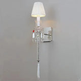 Luxury European Crystal LED Wall Lamp - Retro Decorative Sconce Light Fixture for Villa Living Room, Bedroom Bedside & Dining Room
