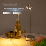 Creative Retro LED Touch Desk Lamp Charging High Pole Spotlights Decoration Lamp Bar Cafe