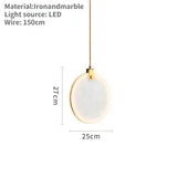 Modern Marble Pendant Lamp Living Room Bedroom Bedside Dining Room Staircase Kitchen LED Decoration Lights Hanging Lighting Home