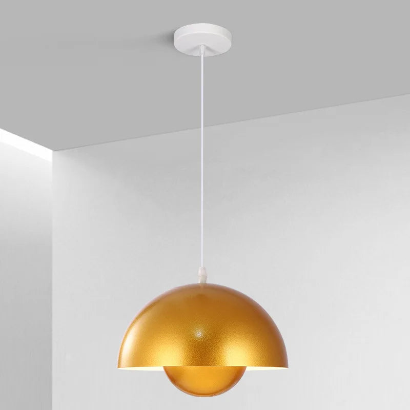  Flowerpot Pendant Lamps French Cream Wind Art Hang lamp Loft Kitchen Restaurant Bar Living Bedroom Demark Lights Fixtures