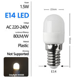 1–10 Pack E14 220V Mini LED Refrigerator & Cabinet Light Bulbs - Compact Night Light Spotlights