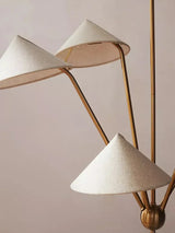Wabi Sabi Ceiling Pendant Lamp Japan Cloth Hanging Chandelier Living Room Homestay LED Light Kitchen Island Lustre Room Decor