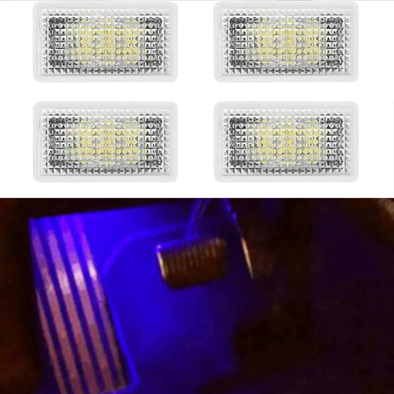 For Tesla Model 3 Y S X Ultra-bright Interior LED Lighting Bulbs Kit Accessories Fit Trunk, Frunk, Door Puddle, Foot-Well Lights