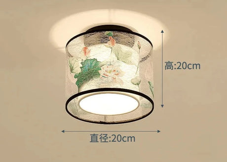 Corridor Warm Ceiling Light Hotel Villa Hotel Entrance Foyer Entrance Balcony Light