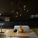 Disc Quasar Chandelier Nordic Moooi Flock lamp Firefly designer lamp for Hotels luxury dinning room furniture stairwell lighting
