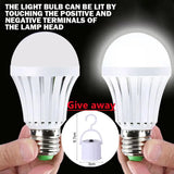 Led Emergency Light LED Bulb E27 Led Lamp 5W 7W 9W Rechargeable Battery Lighting Lamp For Outdoor Lighting Bombillas Flashlight