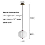Eloise French Medieval Scallop Milk Glass Pendant Lamp - Retro Green Globe LED Dimmable Hanging Light for Homestay, Dining Room & Office Decor