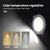 1/2/3PCS Downlights Ceiling Lamp 7W LED Spot Light AC90V-240V Recessed Round RGB Light Timed Dimmable bathroom bedroom
