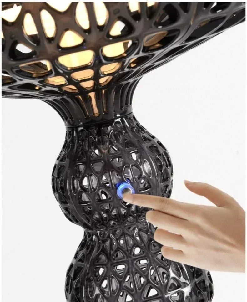Italian Kartell living room floor lamp designer,artistic decoration,hollowed out internet famous ornament,ins style bedroom lamp