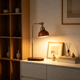 Wooden Table Lamp Three-color Lights Desk Lamp Height Adjustable and Dimmable Brightness Bedside Lamp Night Light for Home