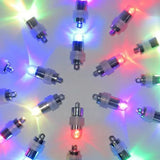 10-50PCS Non-Blinking Mini LED Balloon Lights - Waterproof Submersible Party Lamps