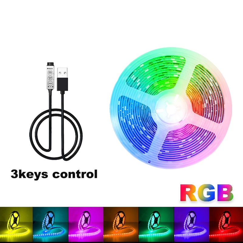 LED Strip Light for Room Christmas Decoration RGB 5050 Remote Control Music Bluetooth APP TV backlight Neon Party luces led