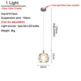 Modern Art Crystal Ball LED Chandelier - Long Staircase Hanging Lamp