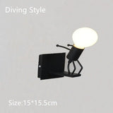 LED Wall Lights 110V-220V E27 Base Nordic Style For Home Bedroom Bedside Living Room Minimalist Sconce Light Art Decors Lamps