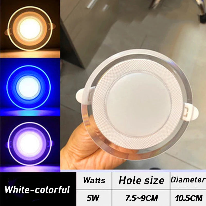 85-265V 3 Colors Dimmable Led Downlight Spot Light  Led Ceiling Lamp Indoor Ceiling Light Recessed Down lamp Home Lighting