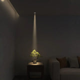 Recessed LED Down Light Dimmable Small Angle Anti-Glare COB Spotlights 7W Ceiling Lamp 3-8-15° Ambient Light AC85-265V Interior