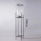Modern home decors lighting Nordic floor light LED living room standing fixtures study bedroom glass table lamps